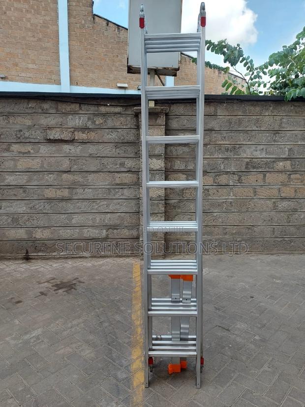 Aluminium Multipurpose Ladder 32ft - thumbnail 2