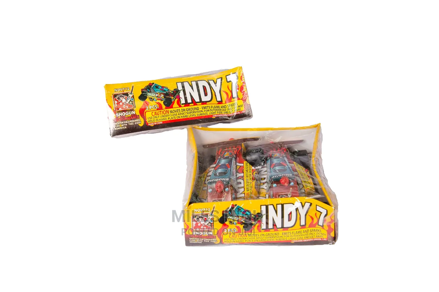 Toy Race Car Fireworks