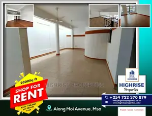 Prime 2000sq Ft Shop for Rent in Mombasa