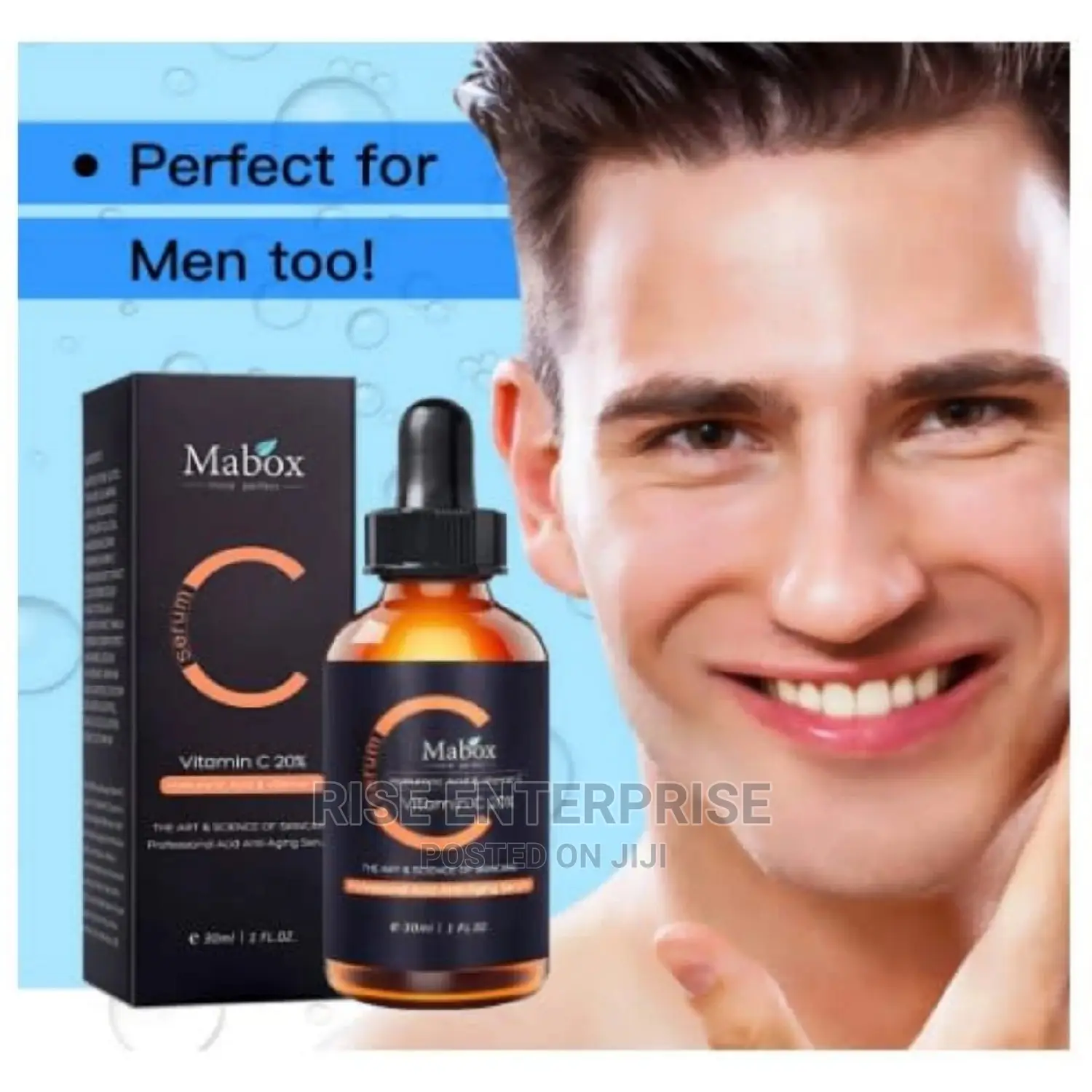 Mabox Anti-acne Vitamin C Serum + Vitamin E Face Serum.