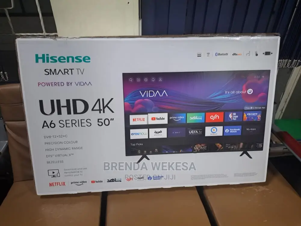 Hisense 50′′ Uhd Smart Tv 50a6
By