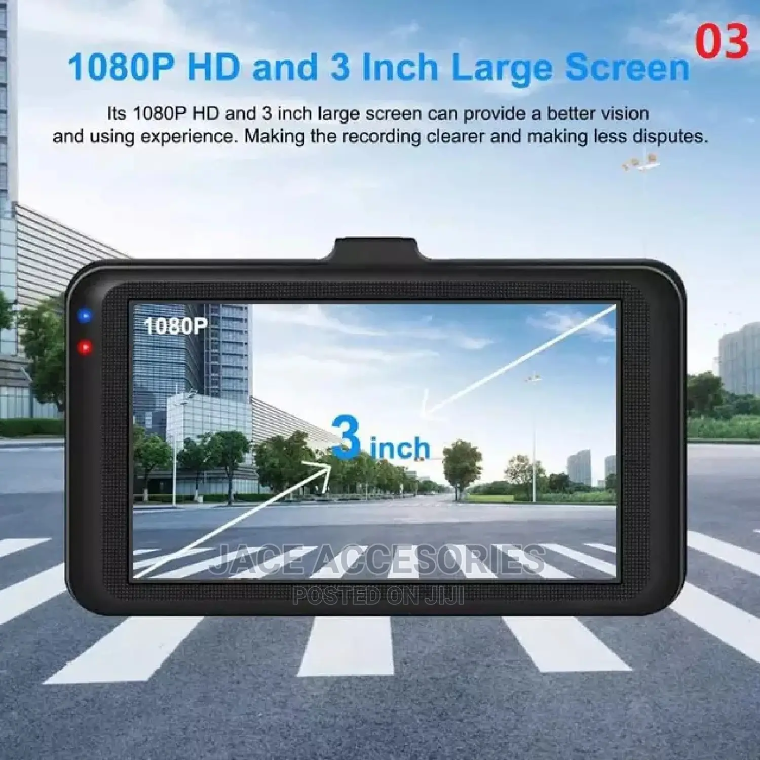 Car Dash Cam Recorder Blackbox With Reverse