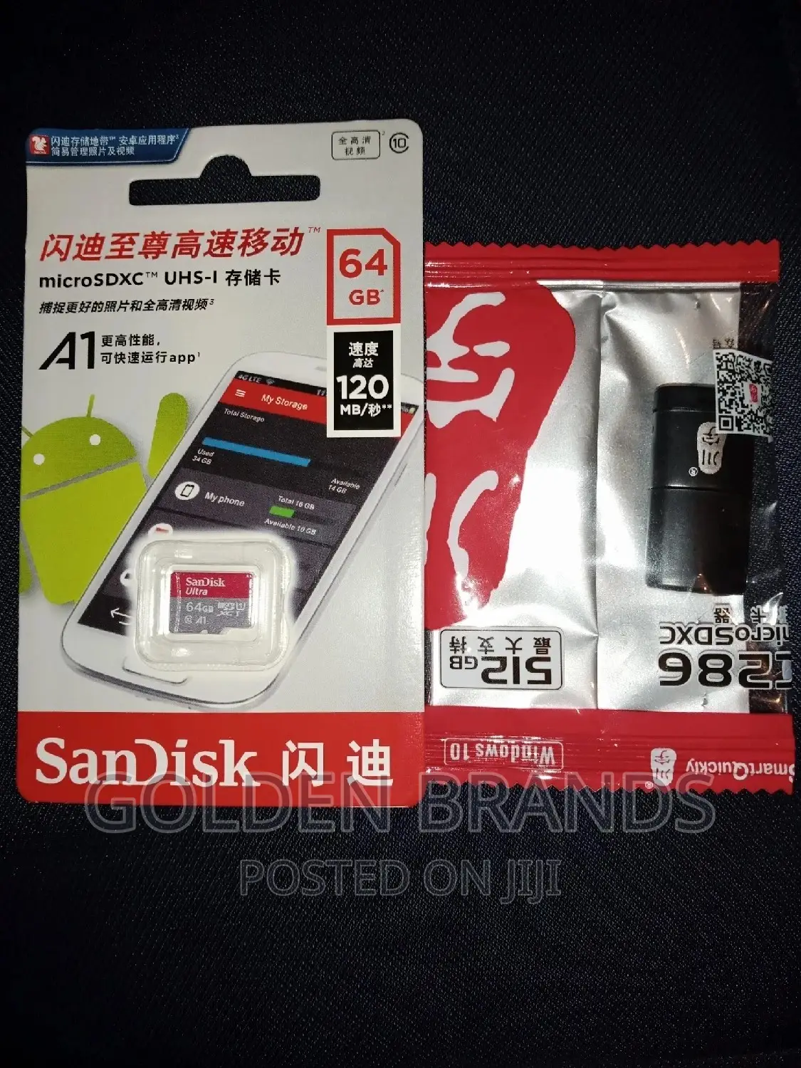 Sandisk Ultra Memory Card 64gb + Card Reader
