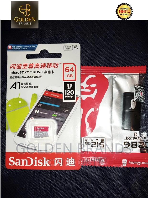 Sandisk Ultra Memory Card 64gb + Card Reader - main view