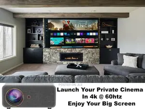Projector Ultra HD , Wifi , Speakers ,Netflix Youtube
