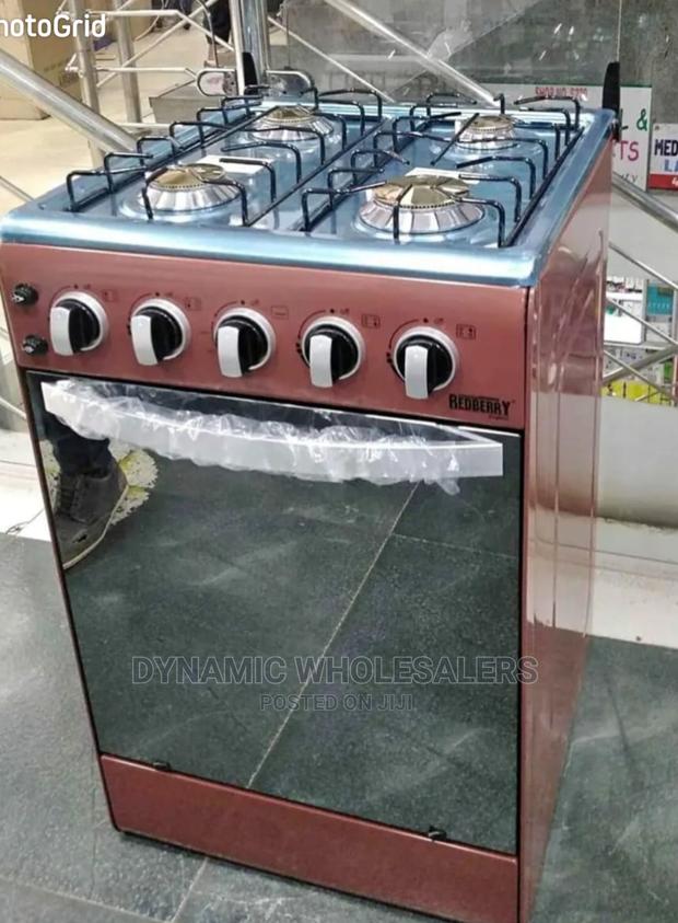 Best Quality Redberry 4 Gas Cooker-Free Standing - thumbnail 2