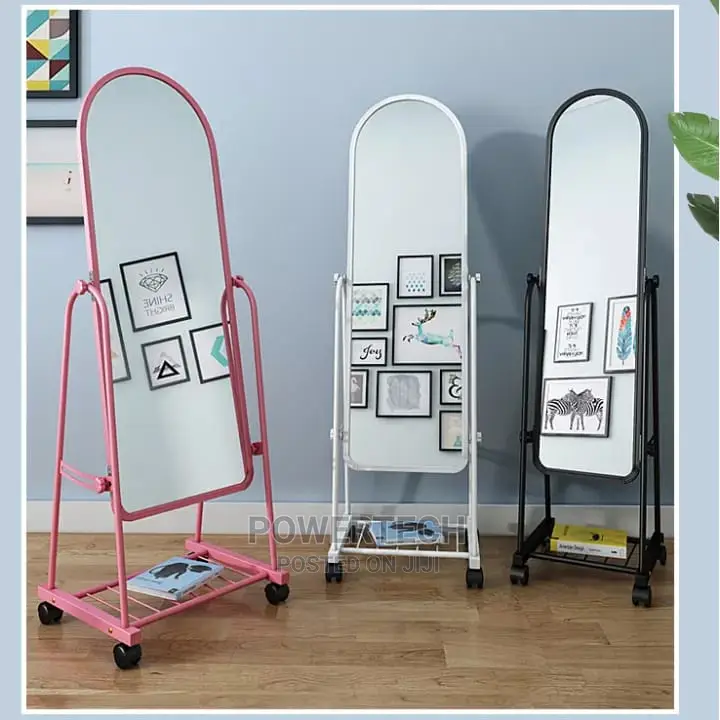 Dressing Mirror With Wheels.