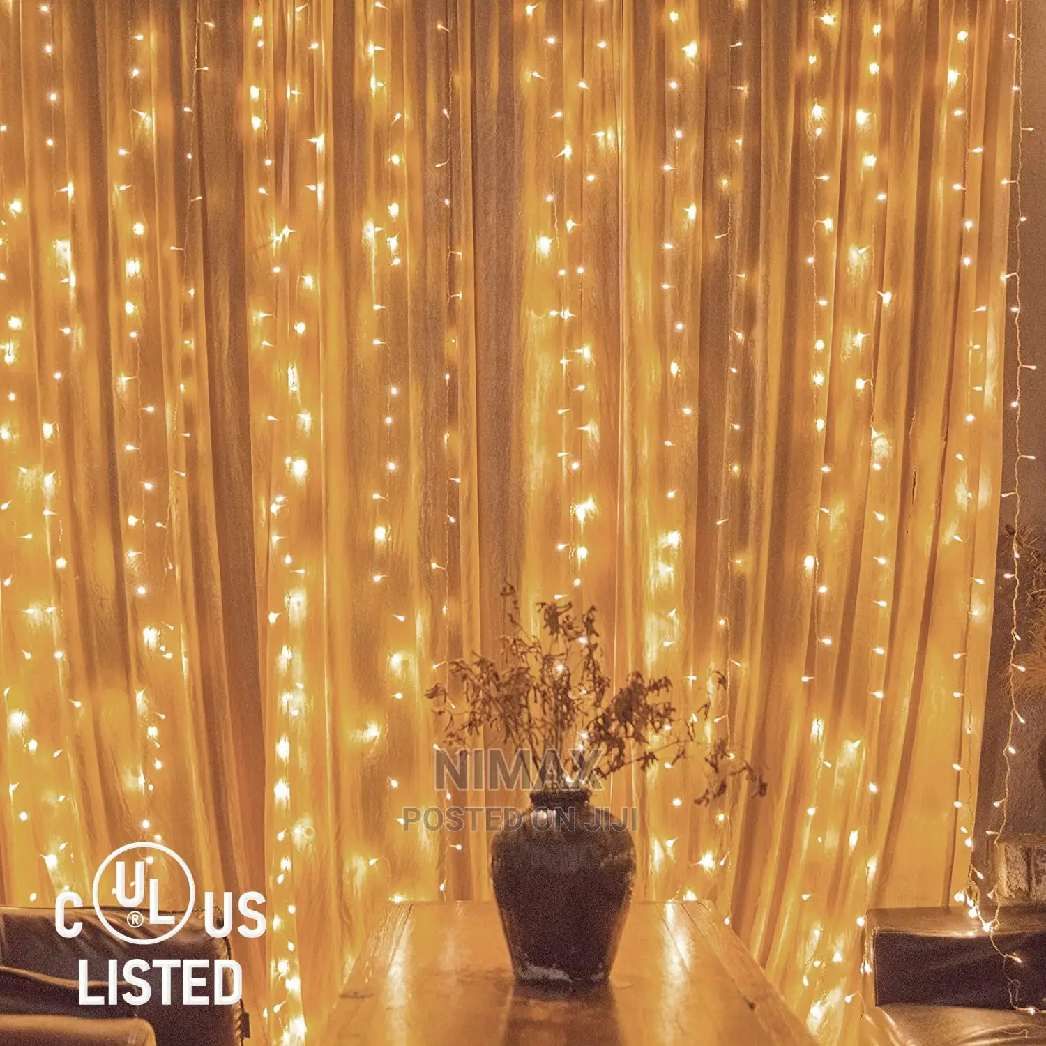 3M LED String Fairy Lights Indoor/Outdoor Garden Curtain Chr