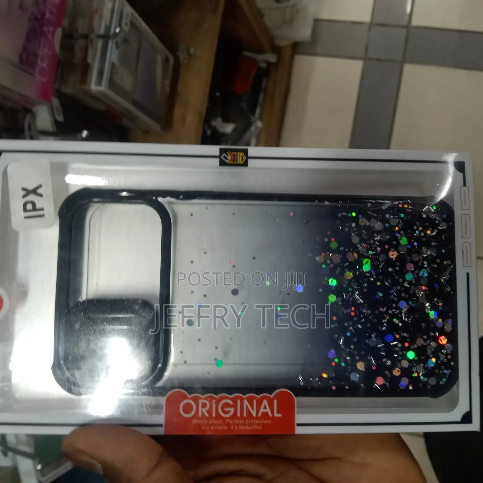 Glitter Camshield Case for iPhone X
