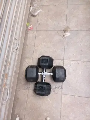 10kgs Hexagonal Dumbbells.