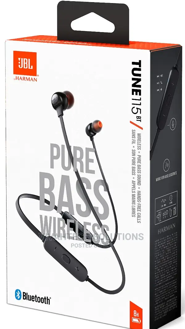 JBL Tune 115 BT Wireless in Earphones