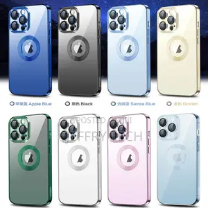 Electroplated Clear Case Fr iPhone14 Pro Max 13 Lens Protect
