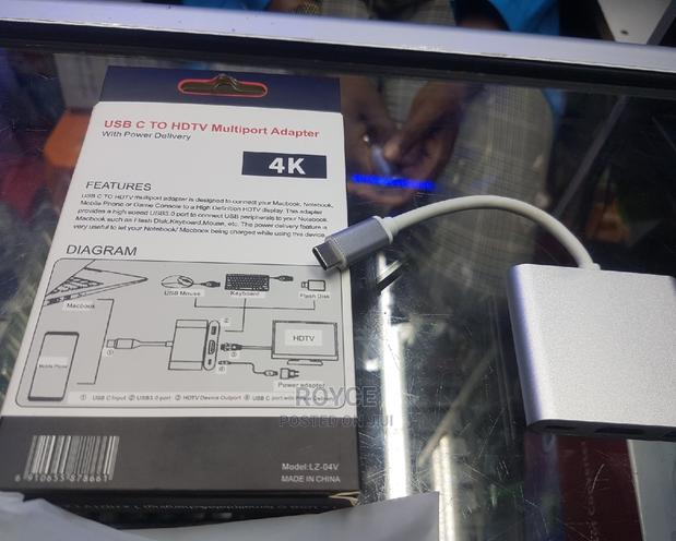 USB C to HDTV Multiport Adapter - thumbnail 2