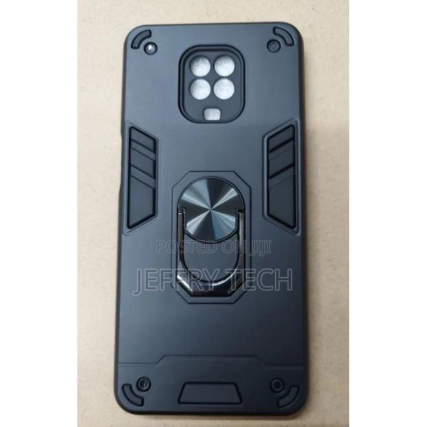 Cover With Metal Ring for Xiaomi Redmi Note 9s / 9 Pro.