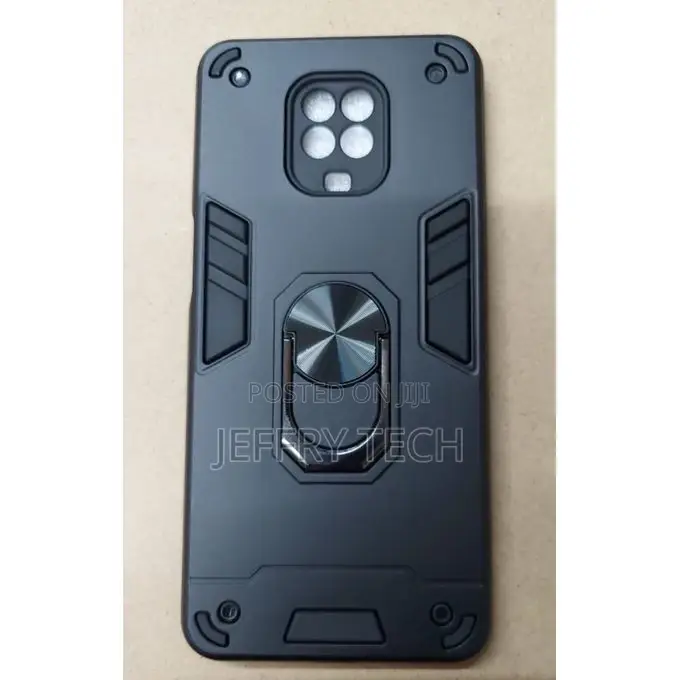 Cover With Metal Ring for Xiaomi Redmi Note 9s / 9 Pro.