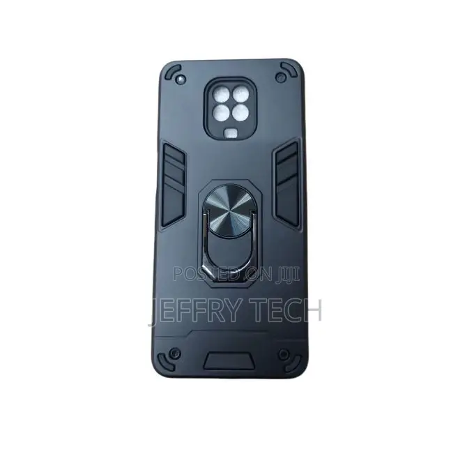 Cover With Metal Ring for Xiaomi Redmi Note 9s / 9 Pro.