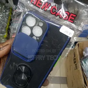 Sliding Camera Cover TPU+PC Case for iPhone 13 Pro Max