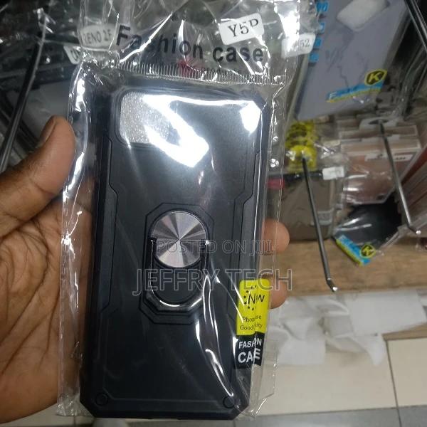 Back Cover for Huawei Y5p Shockproof Hybrid With a Ring Hold