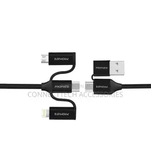 Promate 6-In-1 Hybrid Multi-Connector Cable
