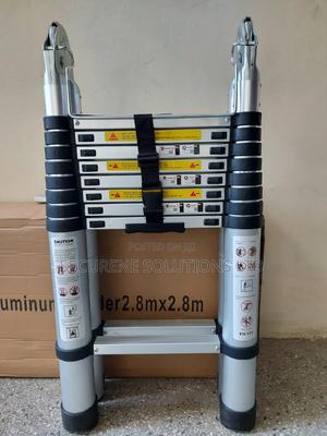 Aluminium Double Telescopic Ladder 5.6meters - thumbnail 2
