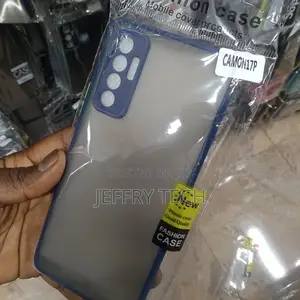Tecno Camon 17 Pro Smoke Matte Phone Cases Color Borber Shoc