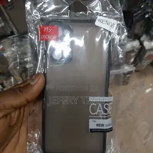 Translucent Frosted Smoke Mobile Cover for Reno 5 Camera Pro