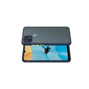 Oppo A15s Smoke Silicone Matte Back Cover