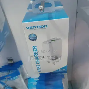 Vention Two-Port USB Wall Charger (VEN-QC67-UK-B)