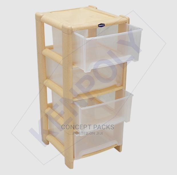 Small Drawer 4 Stack L 380 × W × 380 × H 840mm - thumbnail 2