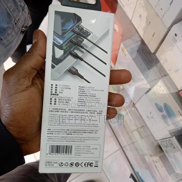 Joyroom 3in1 Short Cable USB Cable - Lightning / USB Type C - thumbnail 2