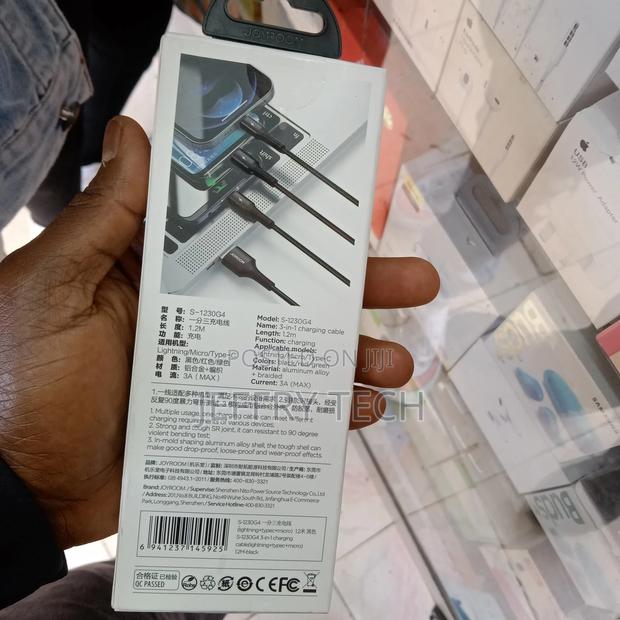 Joyroom 3in1 Short Cable USB Cable - Lightning / USB Type C - thumbnail 3