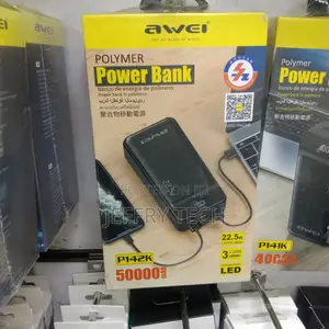Awei P142K Portable Polymer Powerbank 50000mah 22.5W Fast Ch