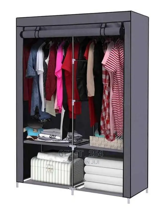 Three Collum Portable Wardrobe Organiser