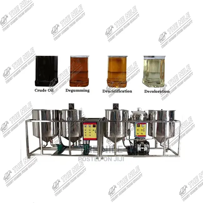 Sunflower Mustard Seed Oil Refiner Oil Refining Machine