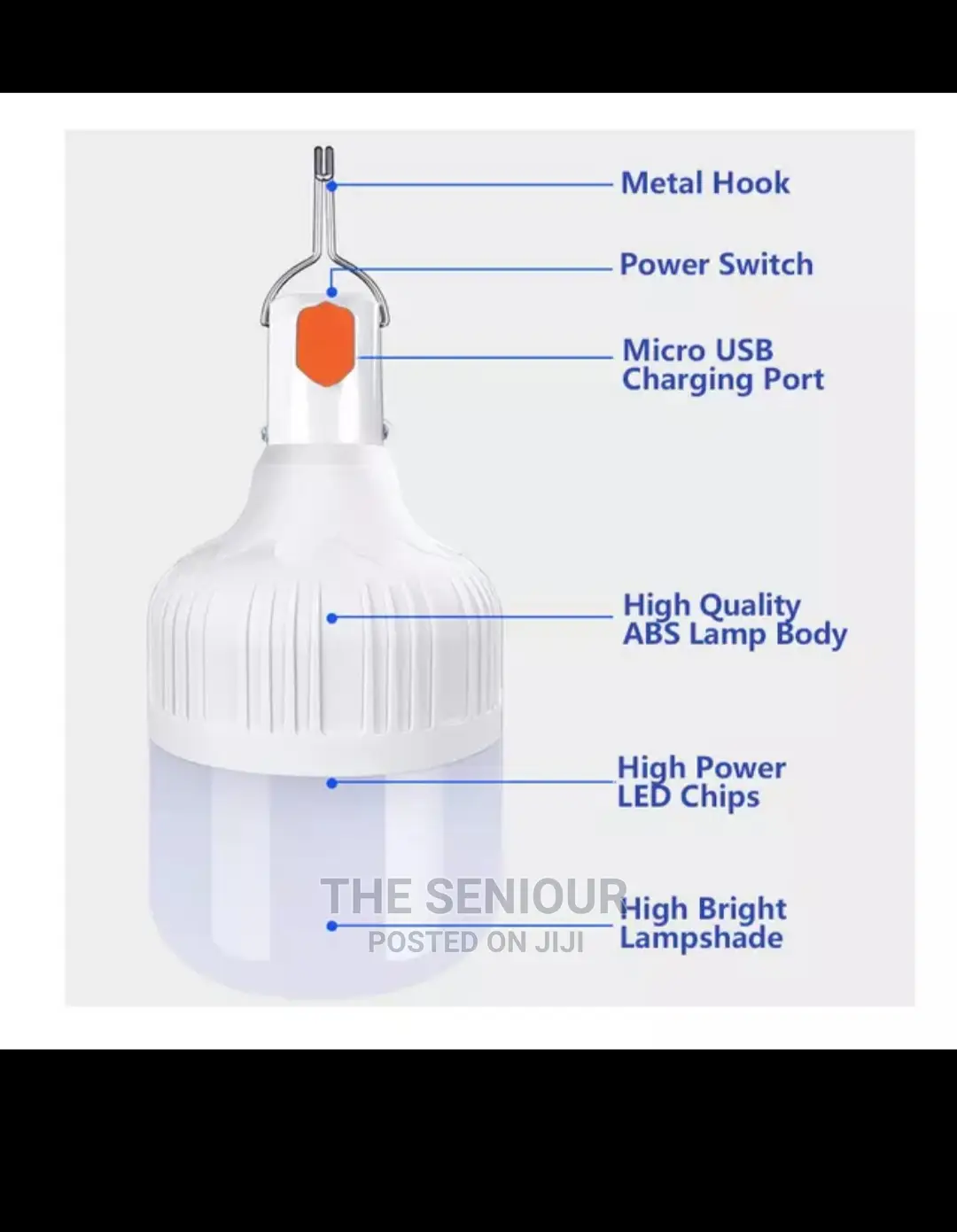 Rechargeable Emergency Led Bulb Lamp