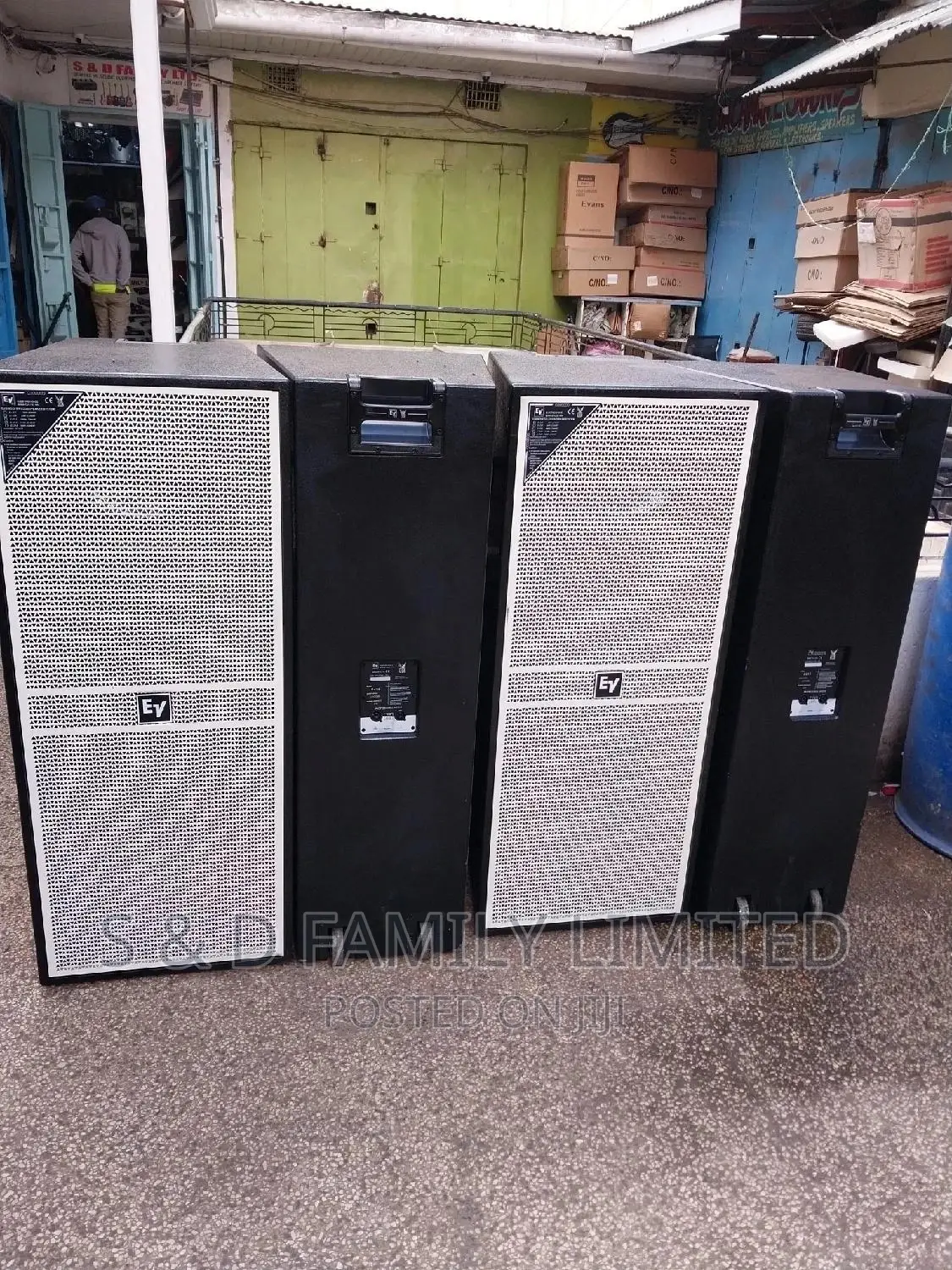 EV White Fullrange Speakers