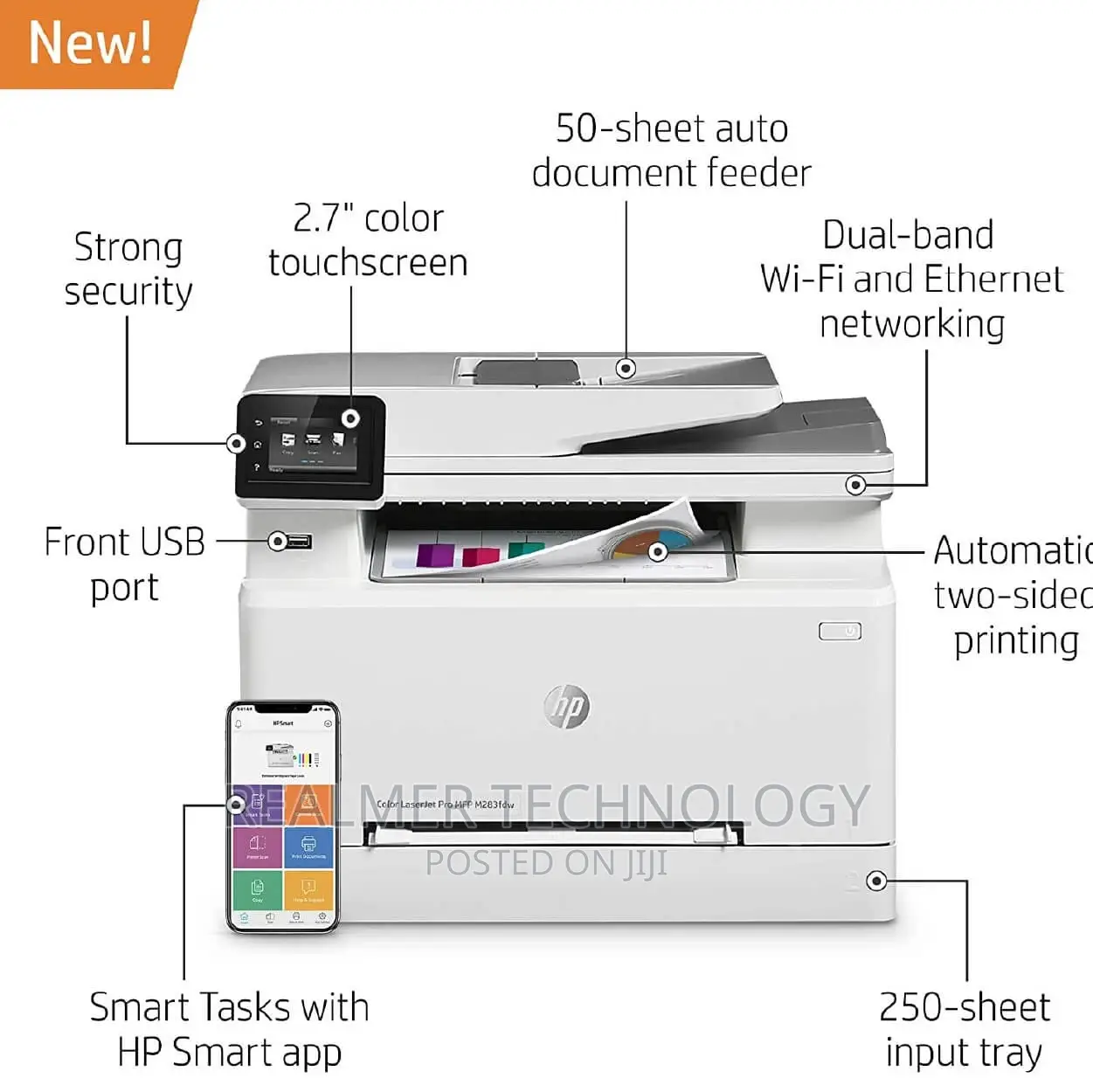 HP Color Laserjet MFP M283fdn