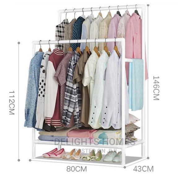 Double Pole Clothing Rack - thumbnail 4