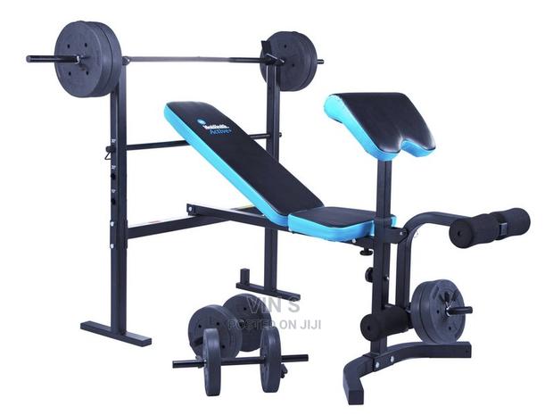 Weight Bench, Weight Bench Weight Bench Plus 50kg Weights