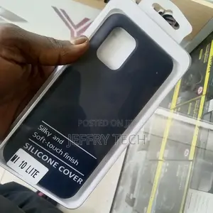 Mi Note 10 Lite Soft Touch Silicone, Black