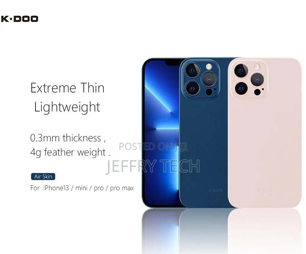 K-Doo Air Skin Case for iPhone 13pro Max Mini Ultrathin PP 0