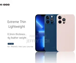 K-Doo Air Skin Case for iPhone 13pro Max Mini Ultrathin PP 0