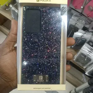 PULOKA Shiny Glitter Cover iPhone 12 Pro Max 6.7 (Light Sky