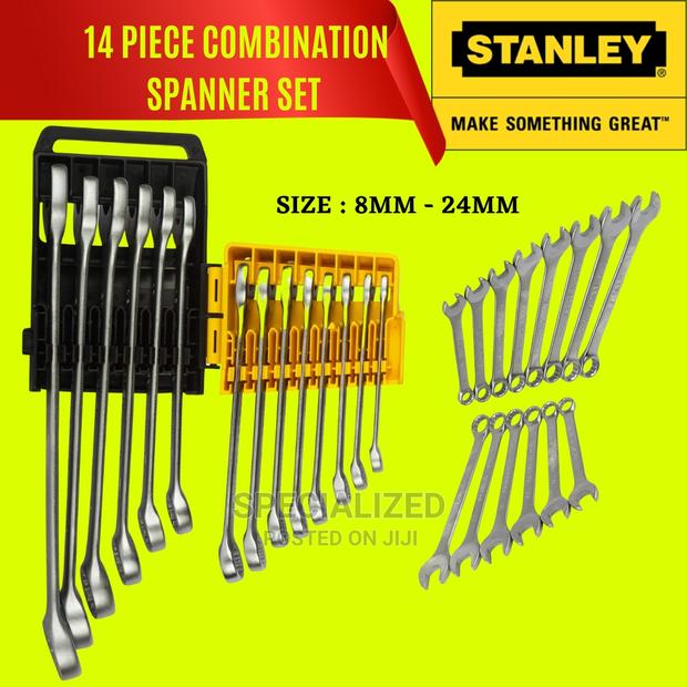 Stanley 14 Piece Combination Spanner Set - main view