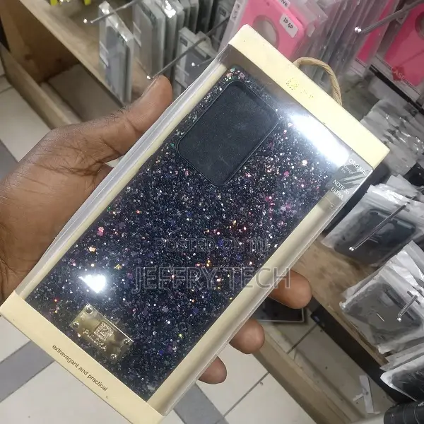PULOKA Shiny Glitter Cover iPhone 12 Pro Max 6.7 (Light Sky