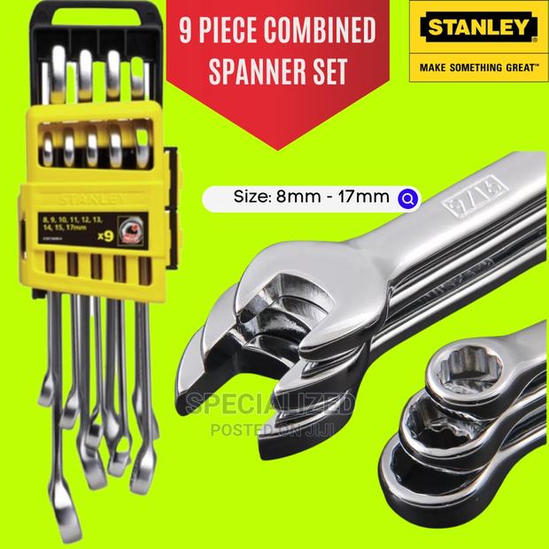 Stanley 9 Piece Combination Spanner Set - main view
