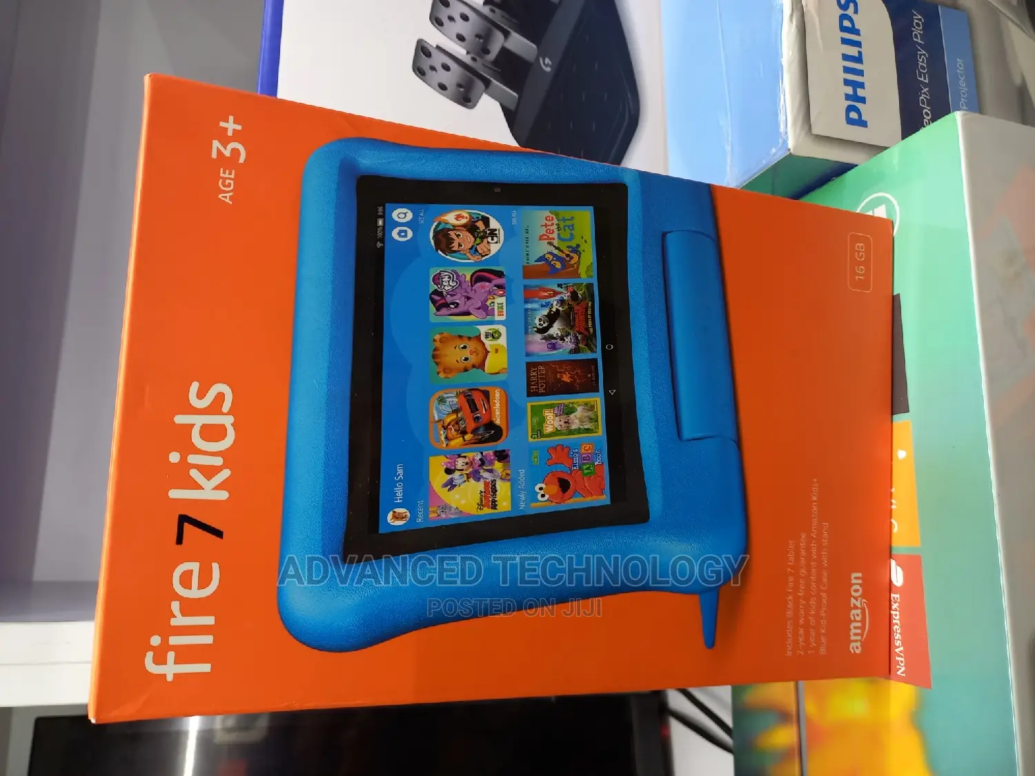 New Amazon Fire 7 Kids Edition 2022 16 GB Blue