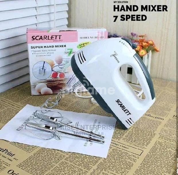 Scarlet Super Electric 7 Speed Potable Hand Mixer