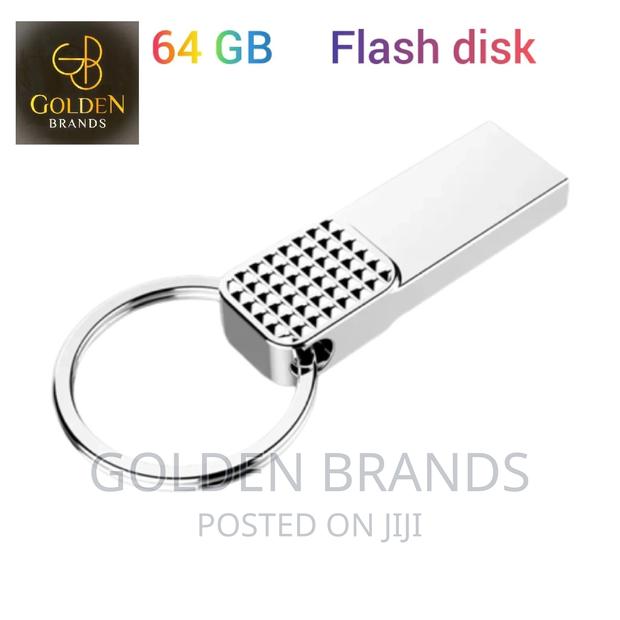 Metal USB 64 GB Flash Drive Rotation Pen Drive