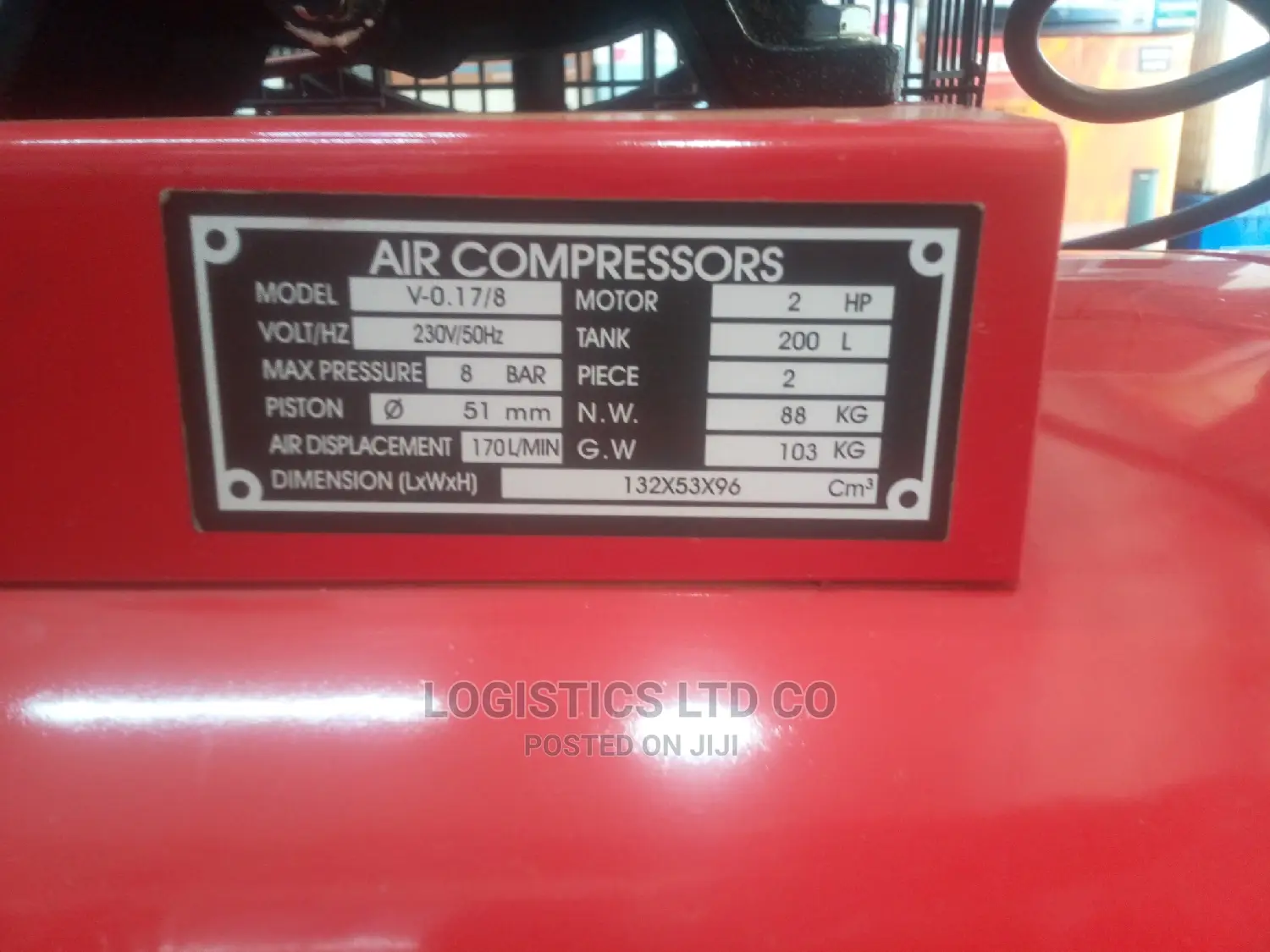 200l Lenhard Germany Compressor - 2hp Motor